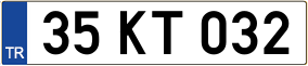 Truck License Plate